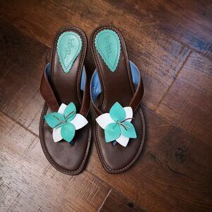 Indigo Women’s Leather‎ Sandals Size 8.5